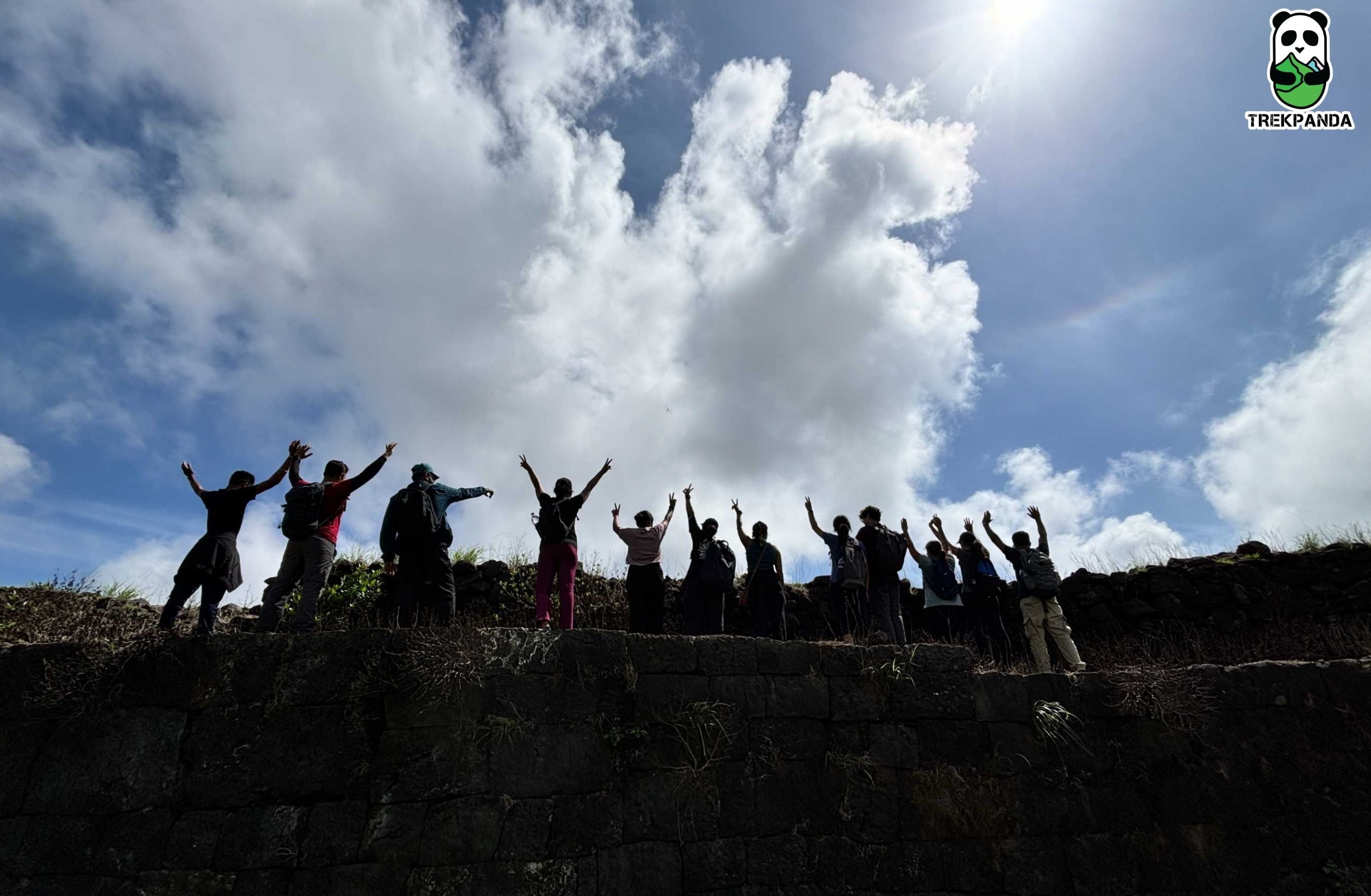 Trekpanda Group Long Photo Visapur Fort
